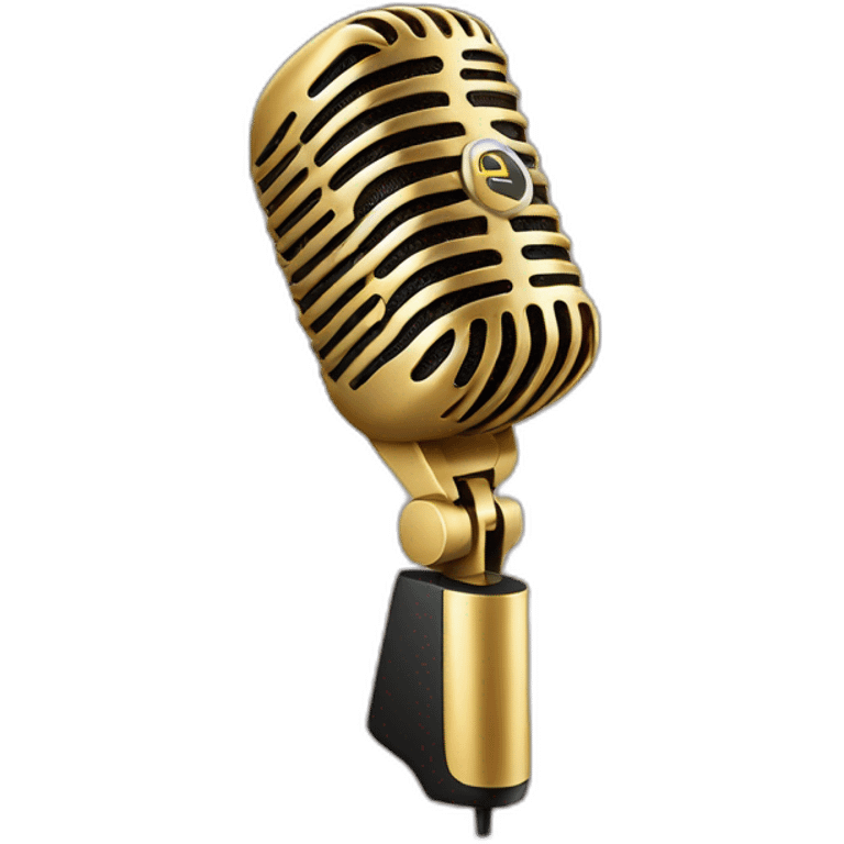 Smiling Microphone emoji