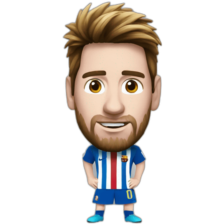 Messi en voleur emoji