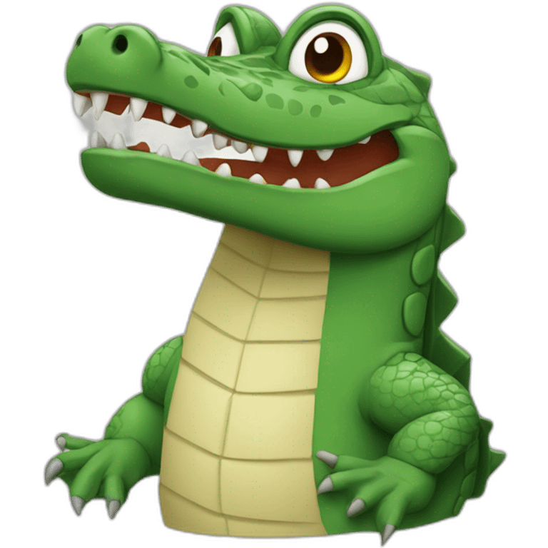 Crocodile très énervé  emoji