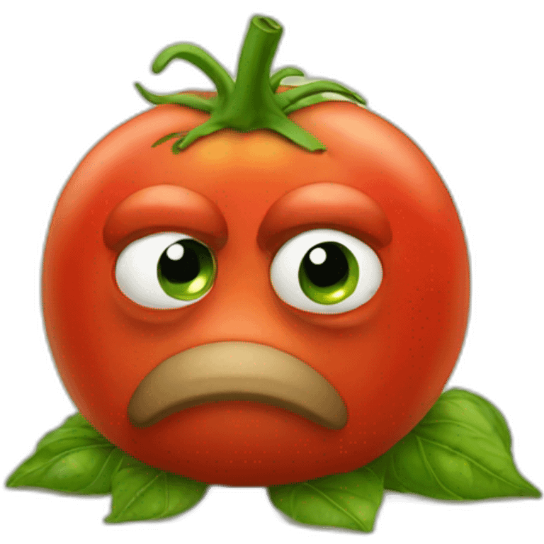 Sad pepe tomato emoji