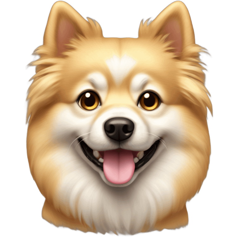 spitz dog golden emoji