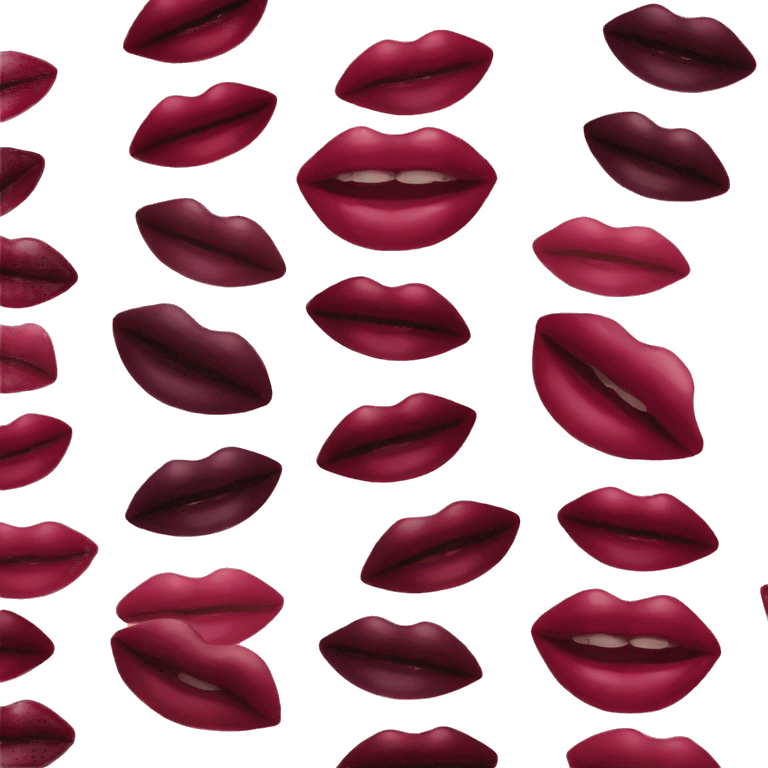 Black Cherry lipstick  emoji