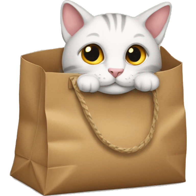 Cats out of the bag emoji