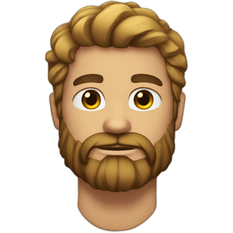 Man-bearded-muscles emoji