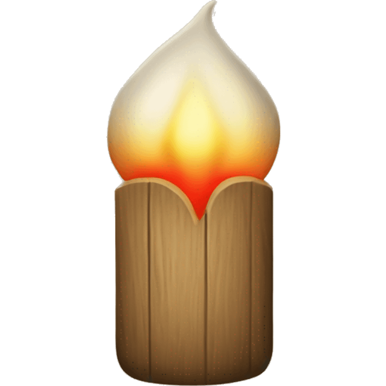 wooden match  emoji