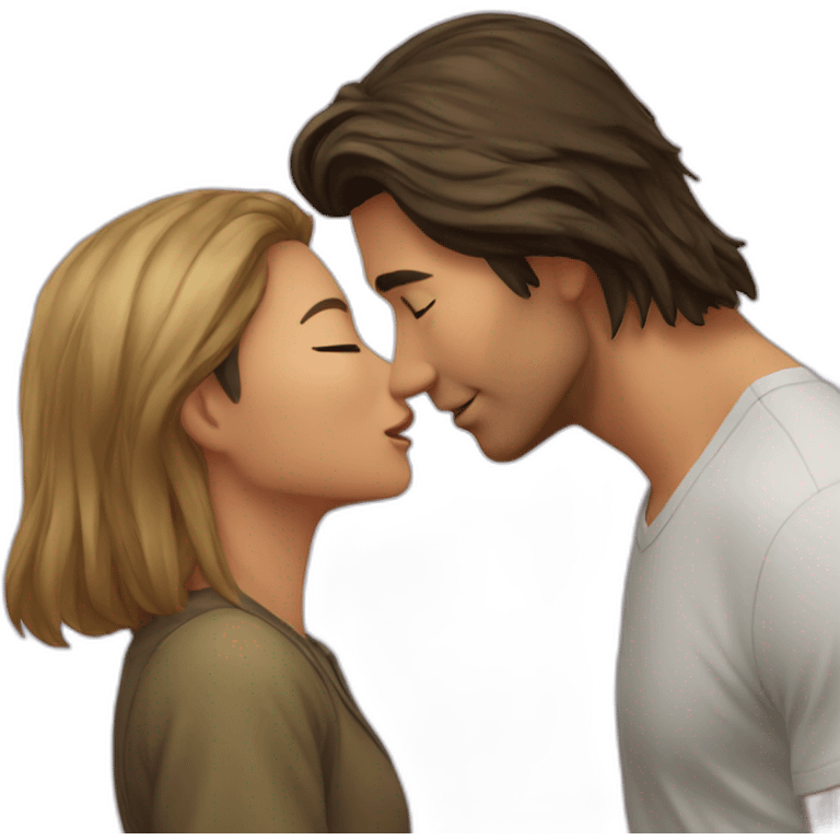 fabio kissing an asian girl emoji