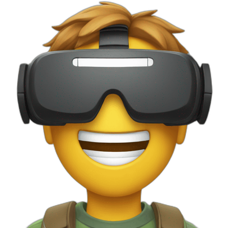 Vr quest 3 happy Face emoji