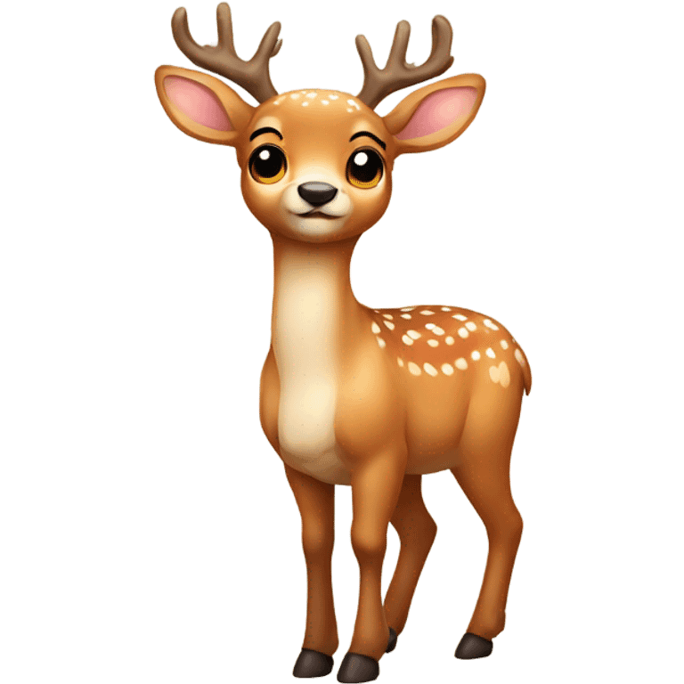 Cute deer emoji