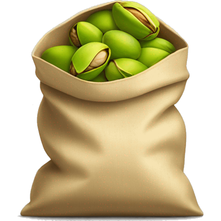 pistachios in a bag emoji