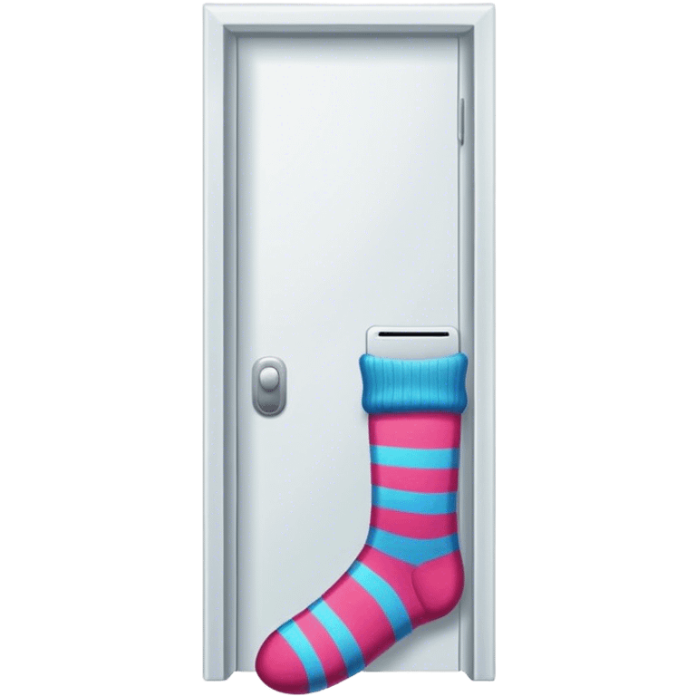 sock on door emoji