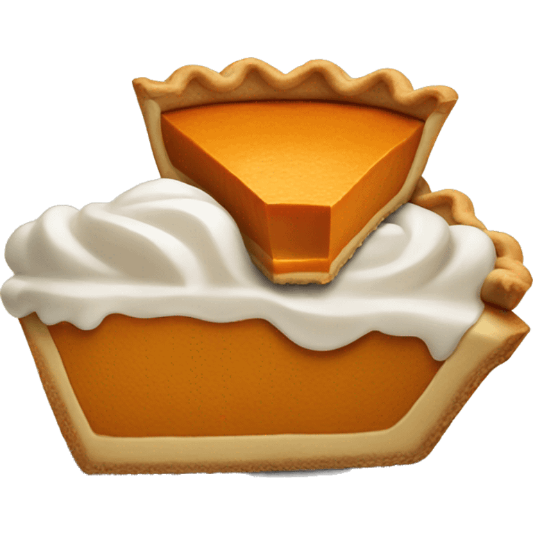 Pumpkin pie emoji