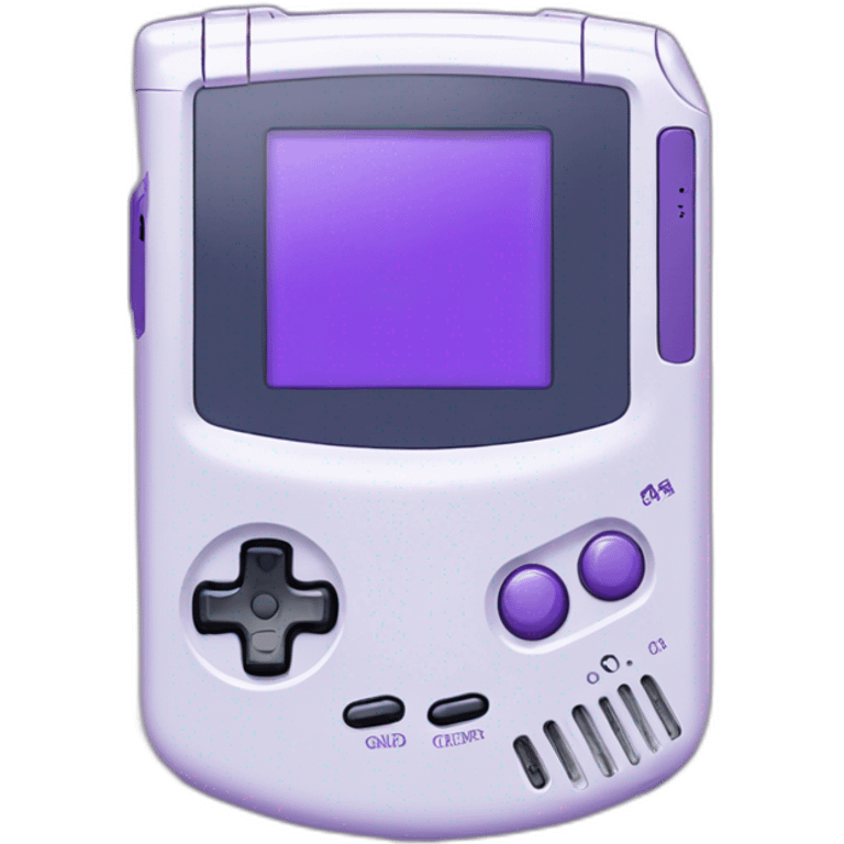 Purple gameboy advance emoji