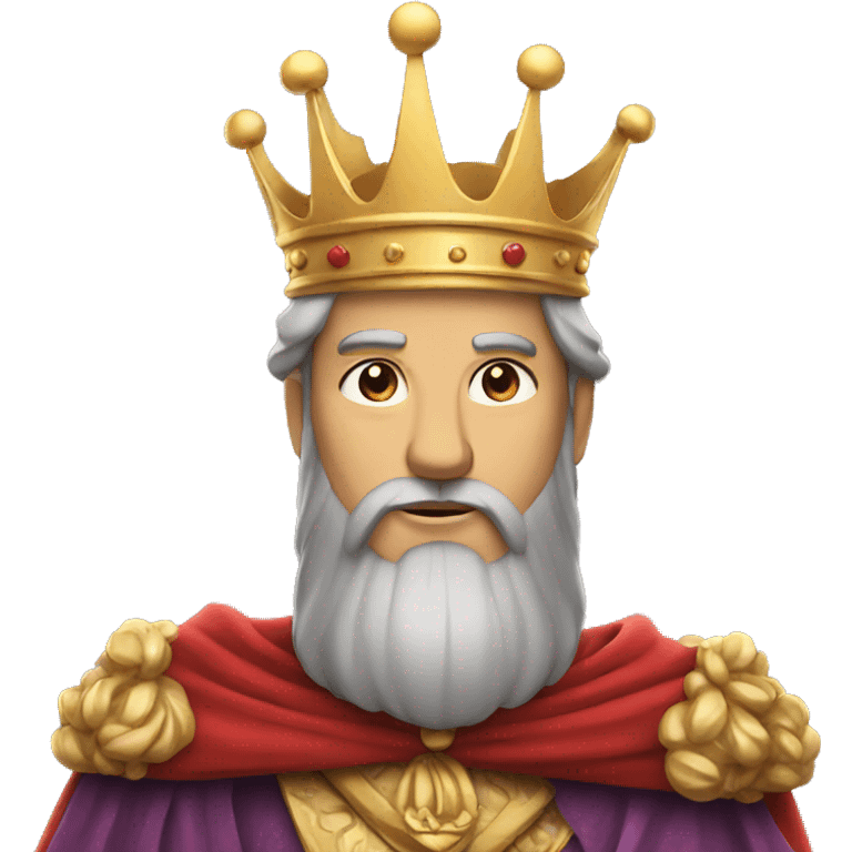 King with crown emoji