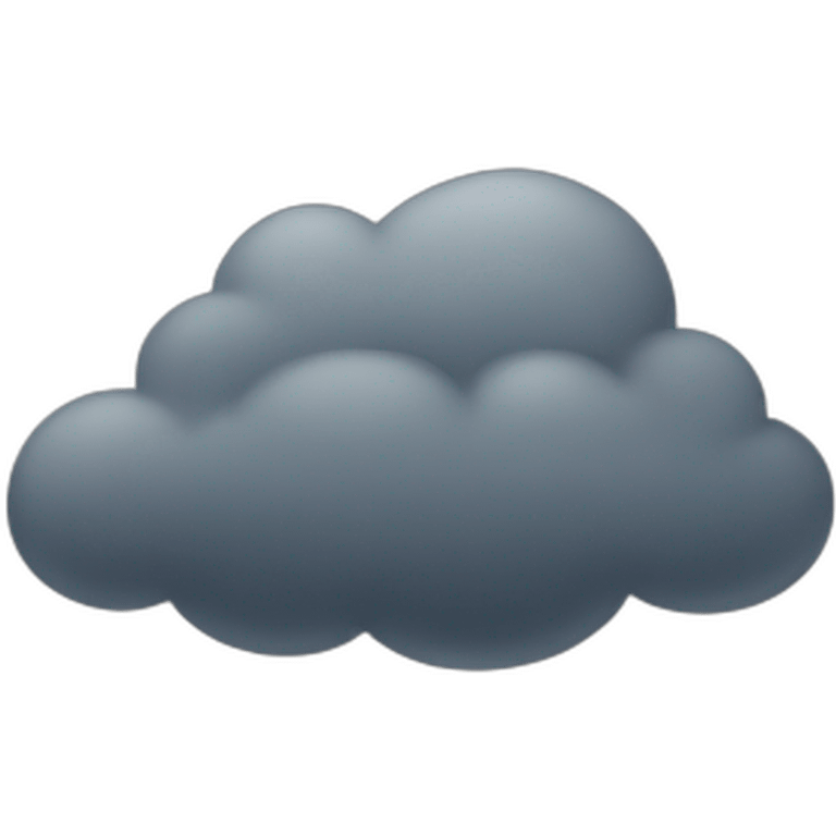 gloomy cloud emoji