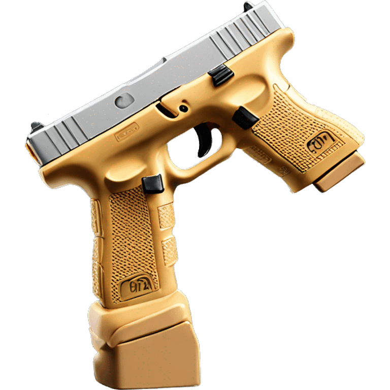 Very realistic toy Glock 19x emoji