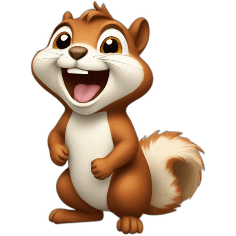 laughing squirrel emoji