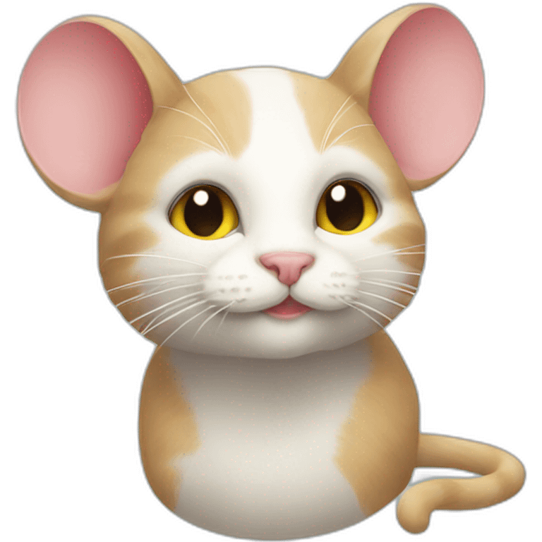 cat mouse love emoji