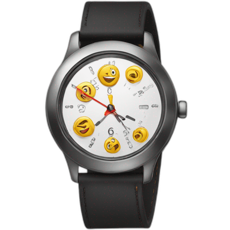 spinning watch gift emoji