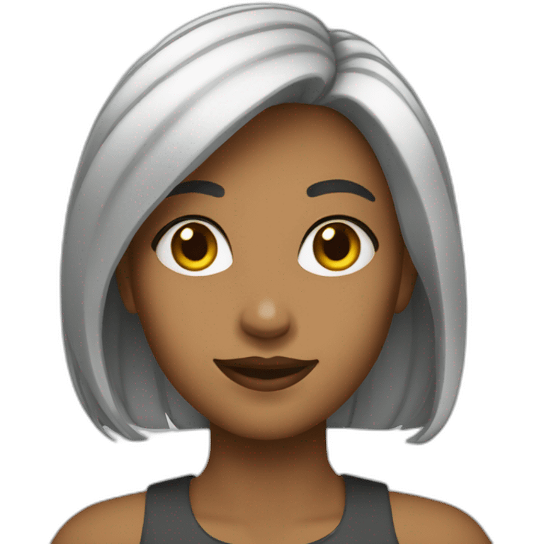 Une femme emoji