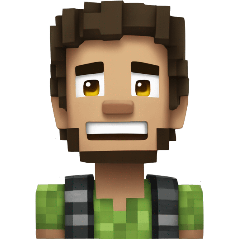 minecraft peeter10 skin laughing hard emoji