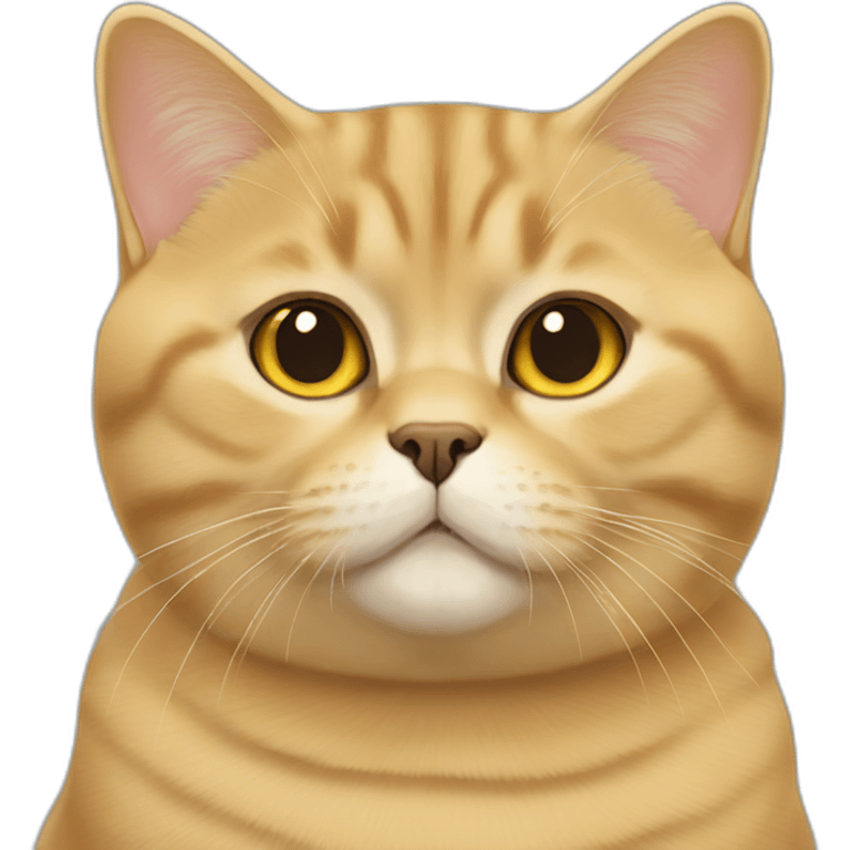 golden british shorthair emoji