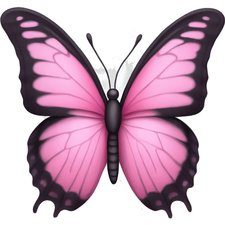 Pink butterfly emoji