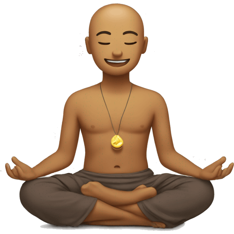 meditation happy emoji