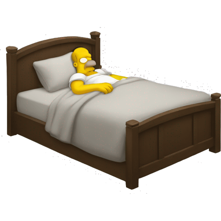 sleeping homer emoji