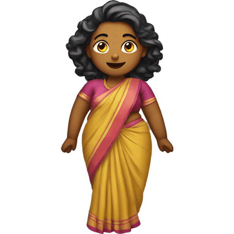 Fat saree emoji