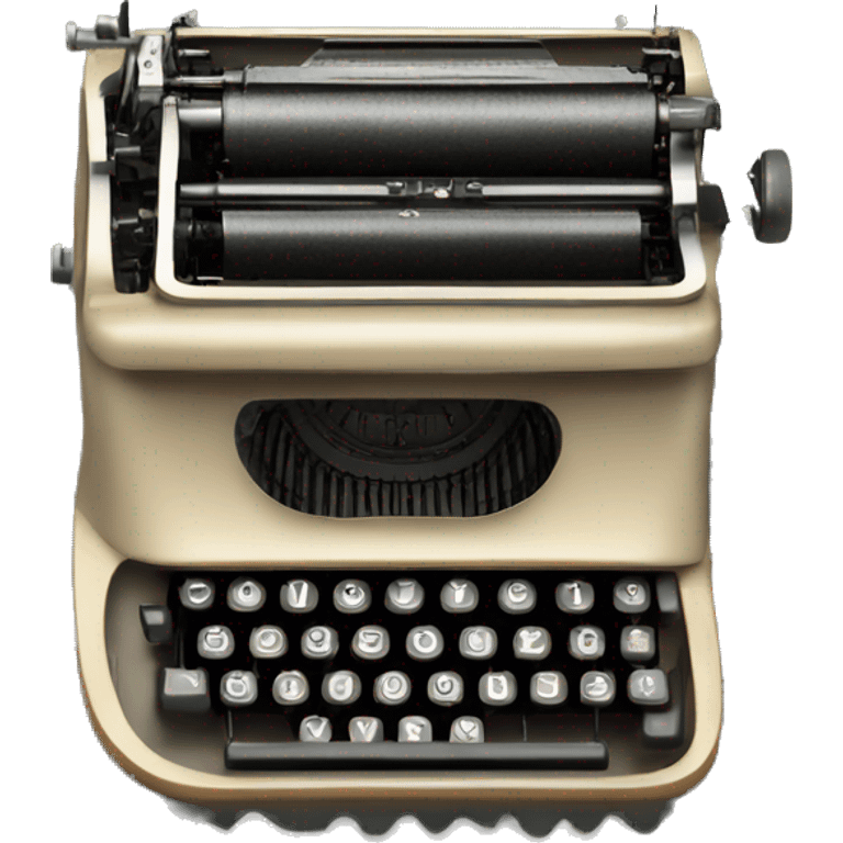 Remington #5 portable typewriter emoji