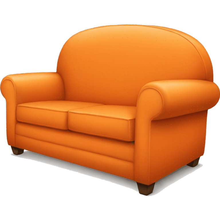 Orange couch emoji