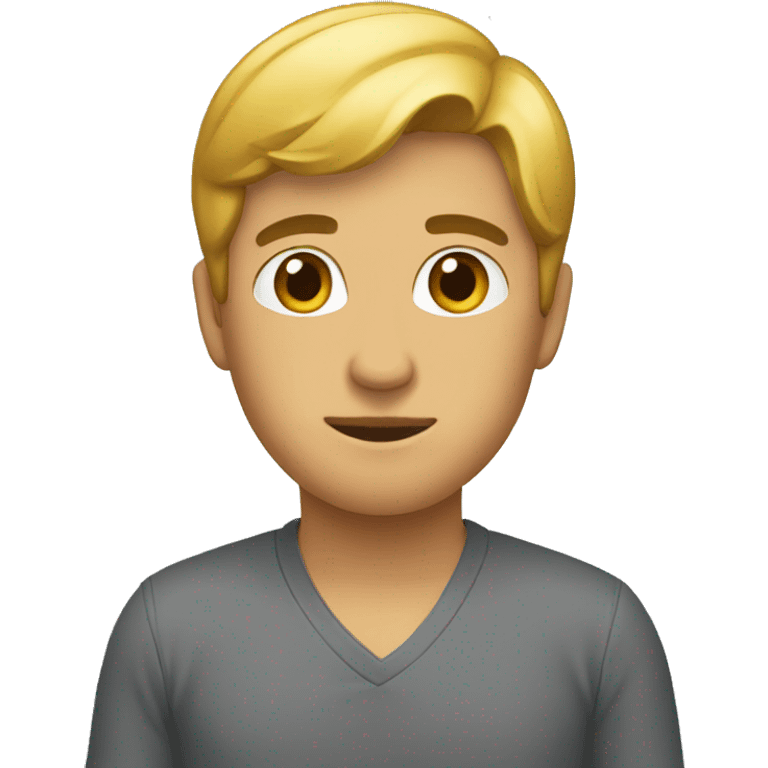 person preparing to be ready emoji