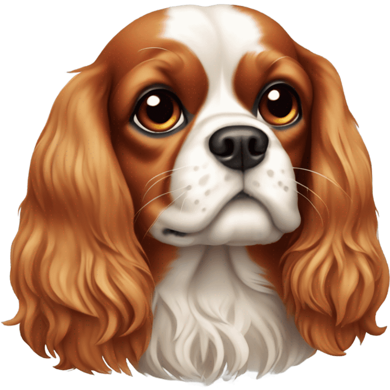 Cavalier dog emoji