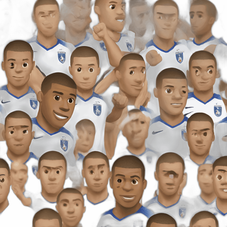 Kylian mbappe, france, world cup, buff emoji