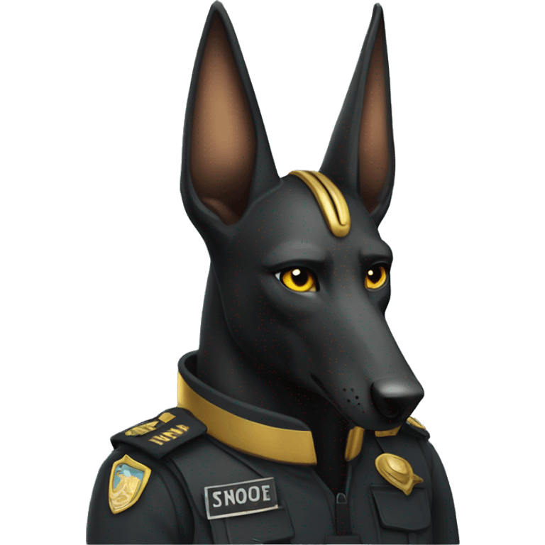 Anubis policia emoji