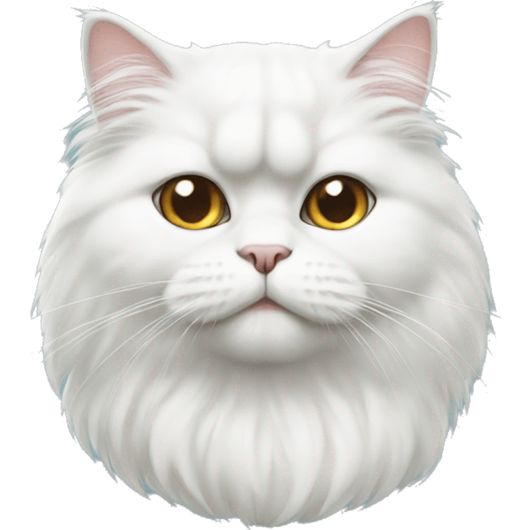 White Persian cat emoji