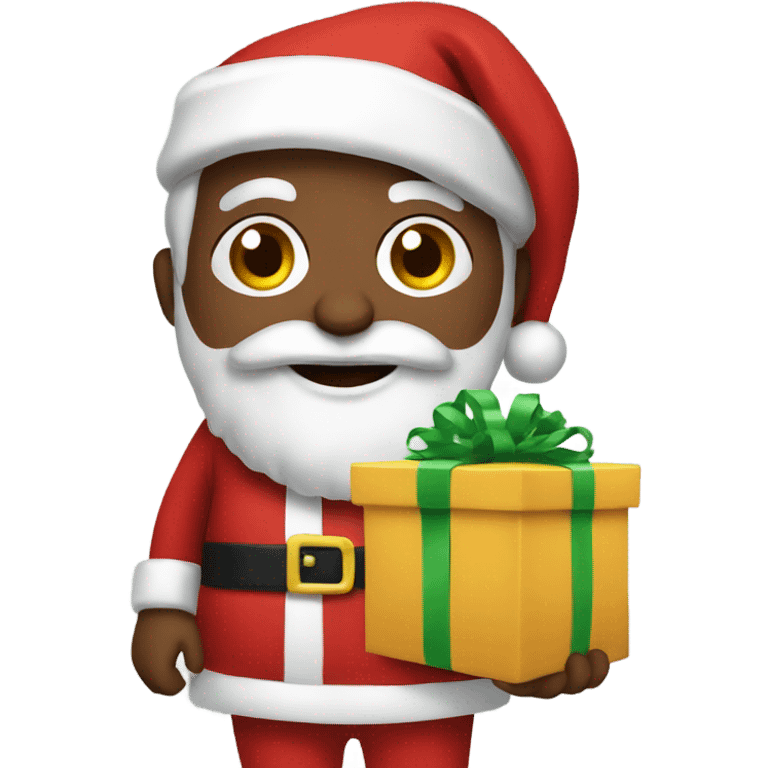 santa bearing gifts emoji