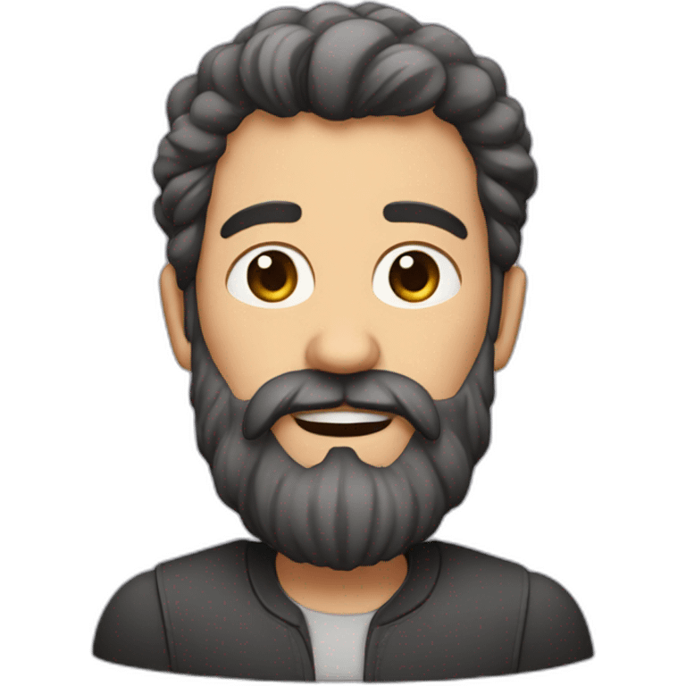 Homme barbu emoji