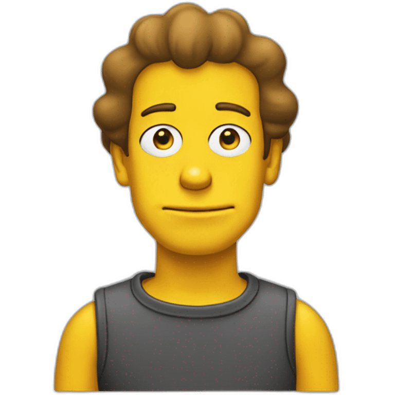 the simpsons young emoji