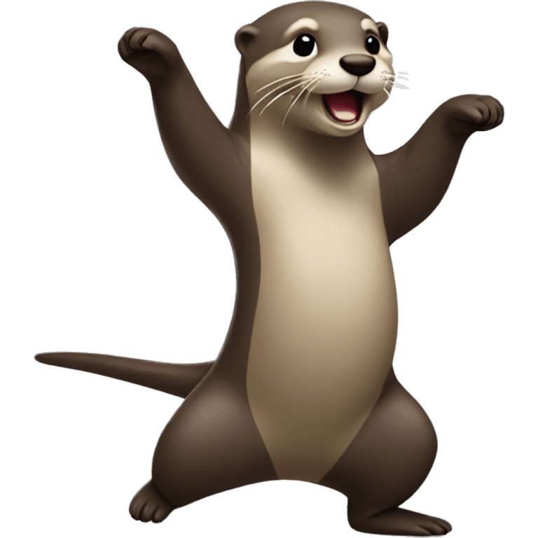 dancing otter emoji