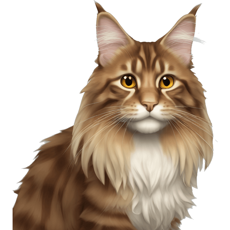 rote Maine-Coon-Katze emoji