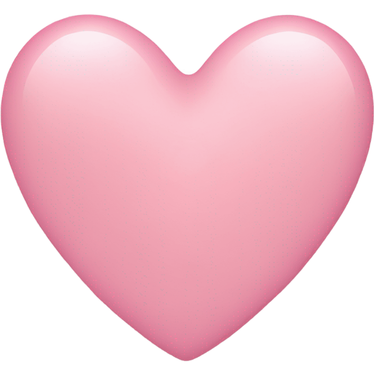 Baby pink heart emoji