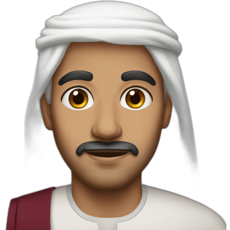 Qatari man emoji