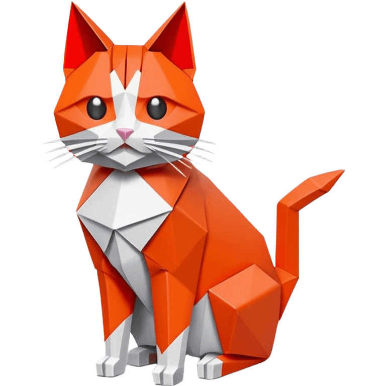 cat origami emoji