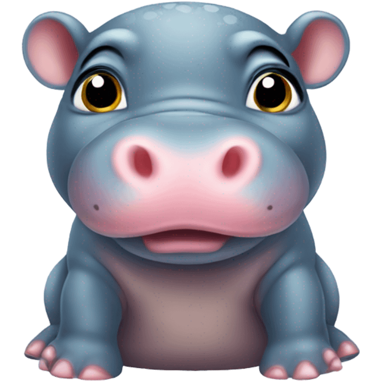 baby pygmy hippo emoji