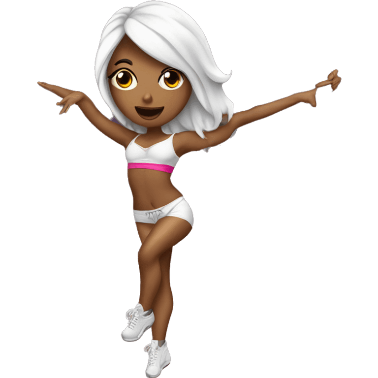 pole sport dance girl emoji