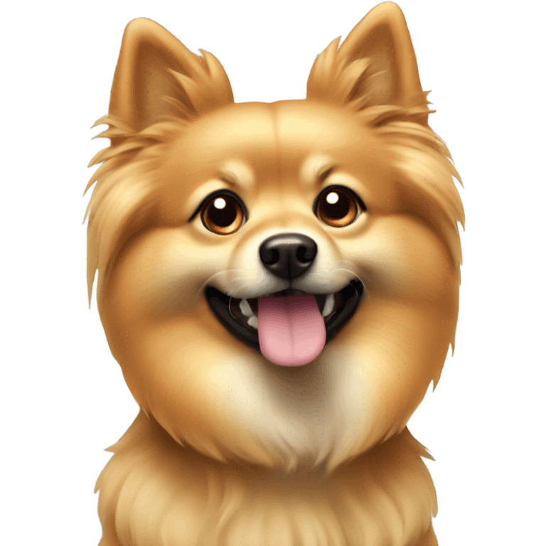 spitz dog golden emoji