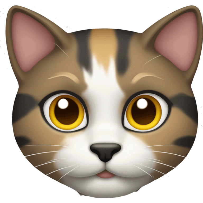 Gato de tres colores emoji