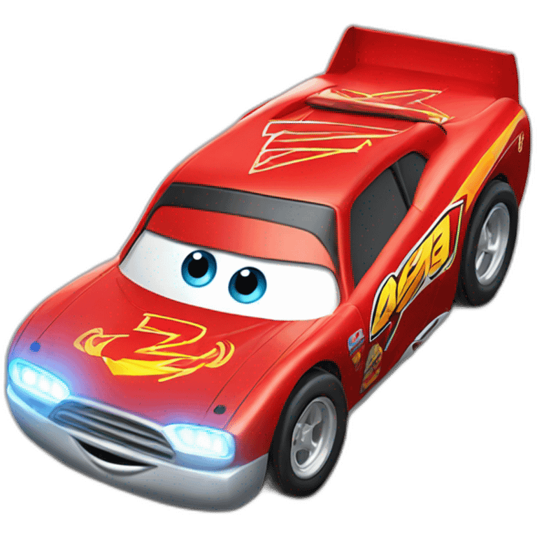 Lightning McQueen car emoji