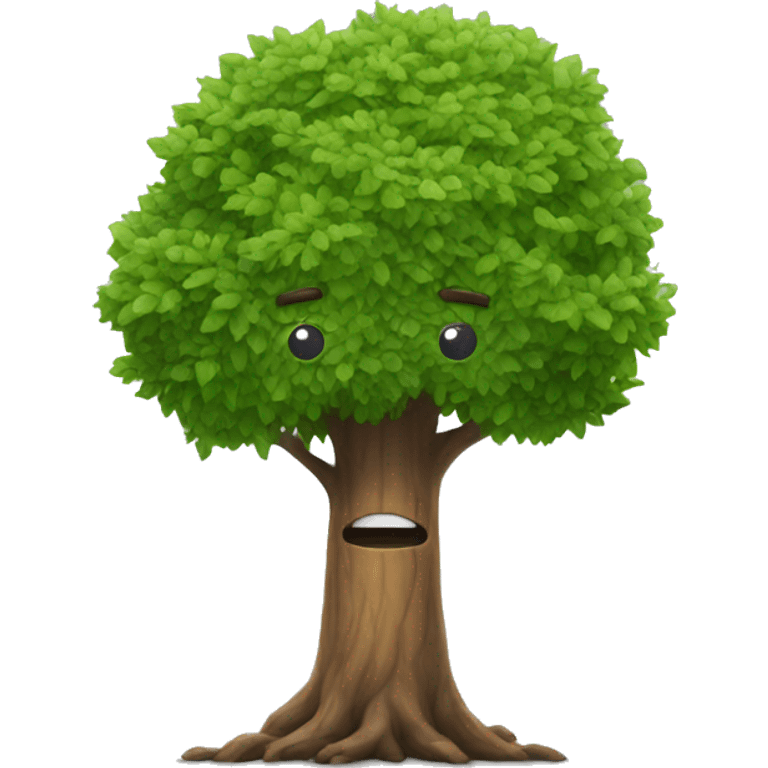 Tree with a head  emoji